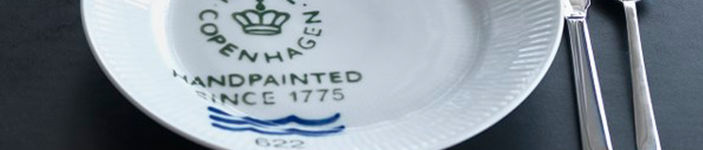 ROYAL COPENHAGEN FLUTED SIGNATURE ROYAL COPENHAGEN FLUTED SIGNATURE