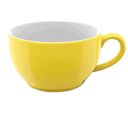 DIBBERN Solid Color Cappuccino Obertasse 0,30 l sonnengelb